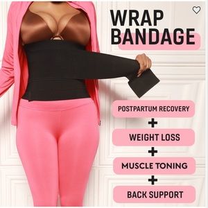 Black Waist Wrap